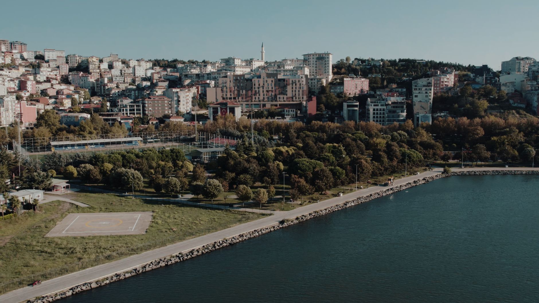 Aerial shot showcasing Istanbul's beautiful waterfront and urban landscape on a sunny day. — The Martingale Strategy for Slot